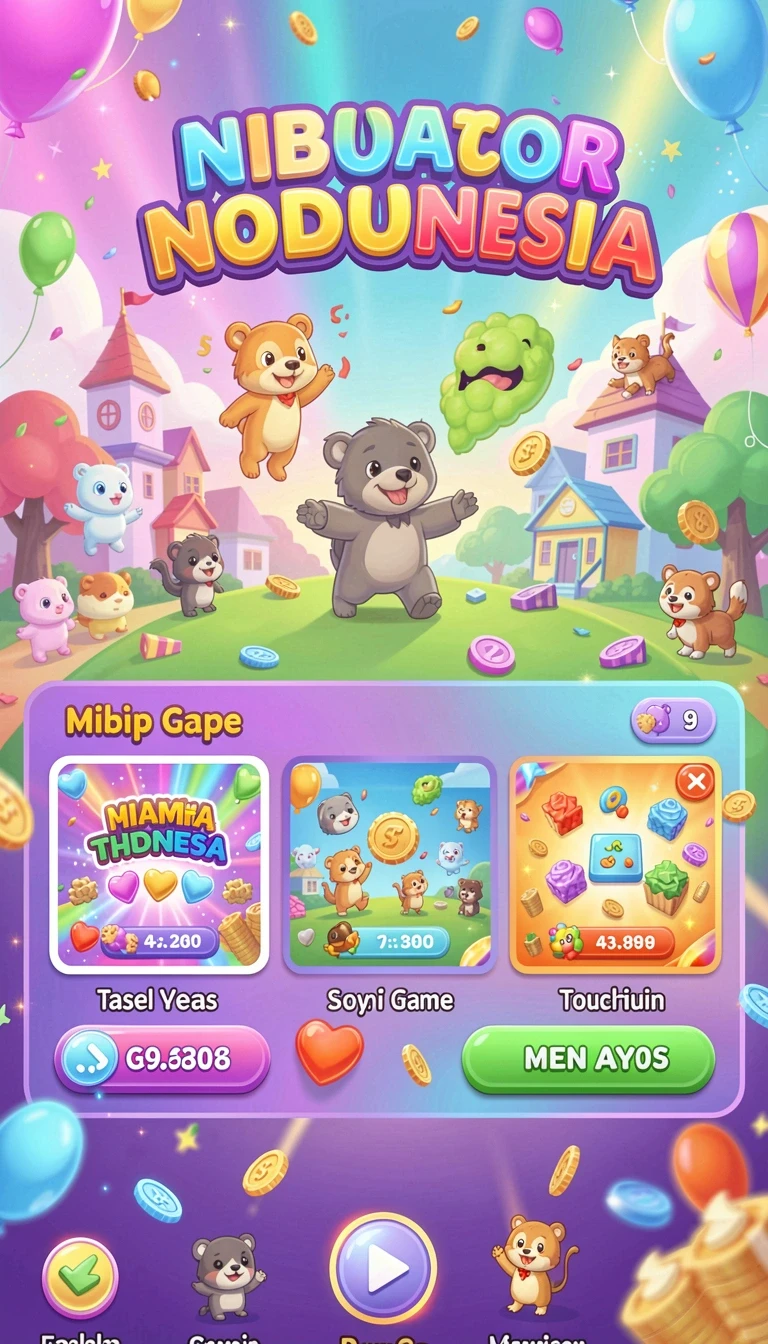Beragam pilihan permainan menarik dalam aplikasi Aplikasi promo 3 Resmi dan Terpercaya di Android.